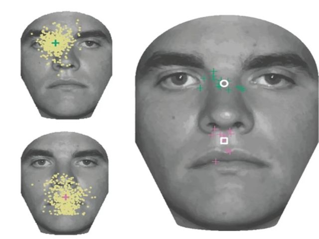 Eye lookers show face aftereffects that are more invariant to spatial locations than mouth lookers